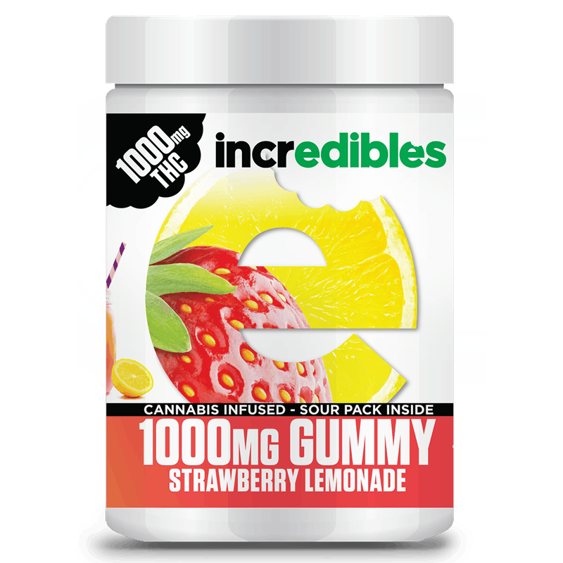 Sativa Strawberry Lemonade Gummy 1000 MED