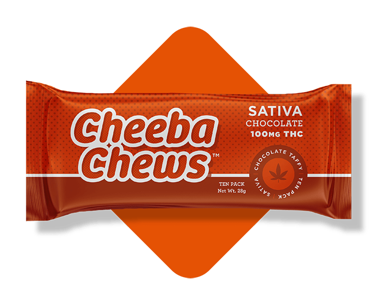 Sativa Chocolate Taffy Chews | 100mg