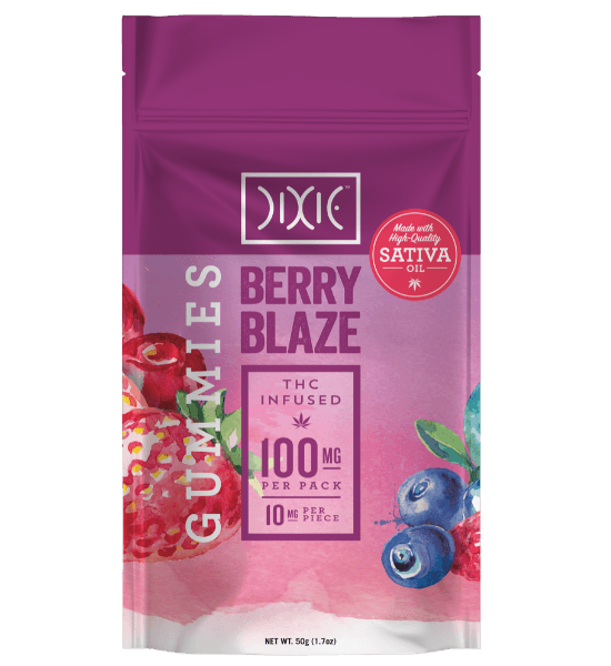 Dixie Brands Berry Blaze Gummies
