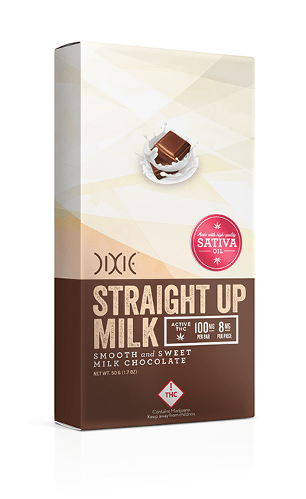 Dixie Brands Straight Up Milk Chocolate