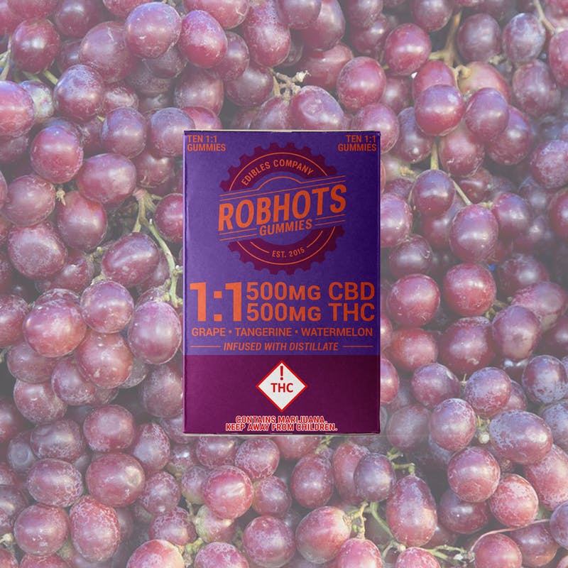 ROBHOTS - 1:1 CBD:THC Gummy Multipack 1000mg (MED)