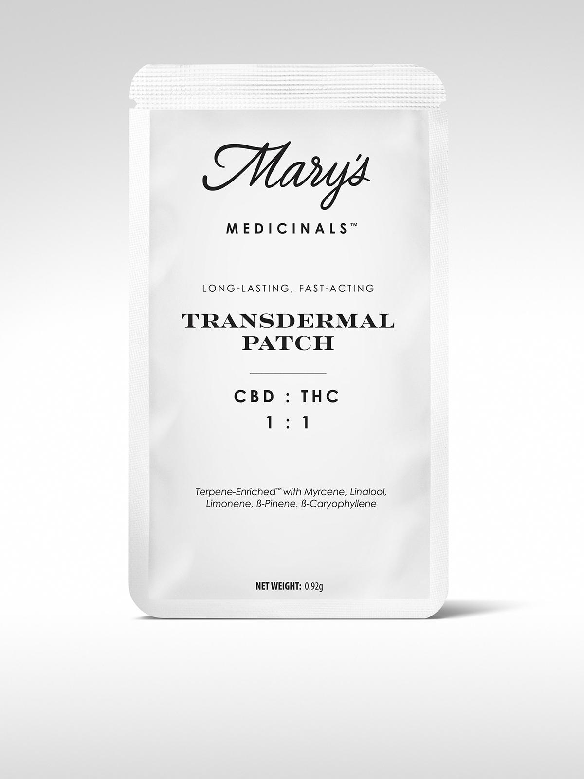 Mary's Medicinals Transdermal Patch 1:1 CBD/THC