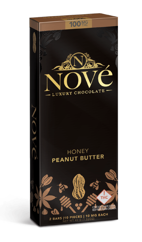 Nove Honey Peanut Butter Luxury Milk Chocolate, 100mg